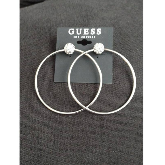 Guess Hoop Earrings - Picture 1 of 1